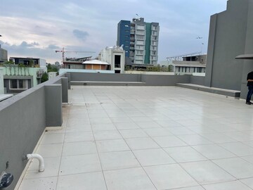 Terrace in 4 BHK Apartment at Thaltej – for Rent