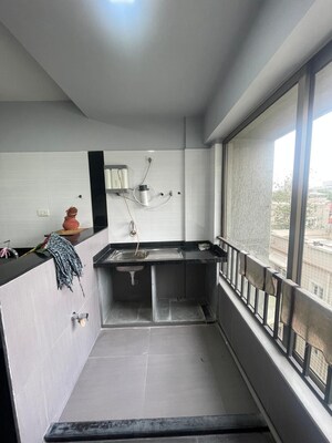 Kitchen in 4 BHK Apartment at Thaltej – for Rent