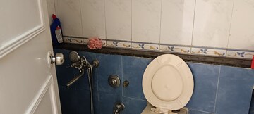 Attached Bathroom in 3 BHK Apartment at Cosmic Heights, Bhakti Park – for Rent