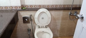 Bathroom in 3 BHK Apartment at Cosmic Heights, Bhakti Park – for Rent