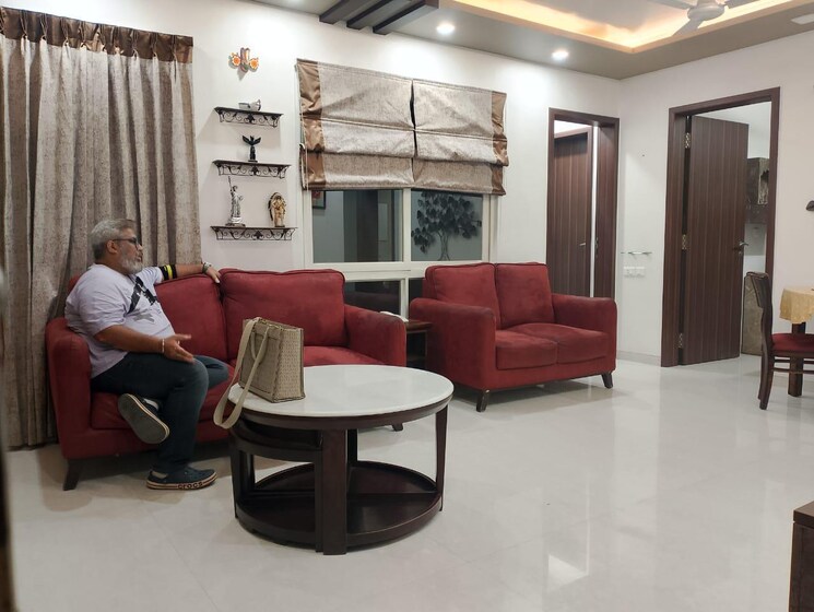 Living Room, nandan-prospera-gold 3.5 Bedroom 1604 Sq.Ft. Apartment In Balewadi Pune 9655817