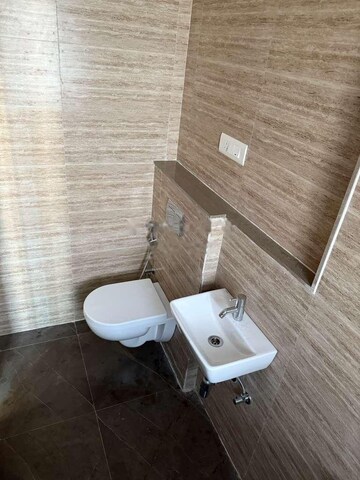 Bathroom in 1 BHK Apartment at Chandak 34 Park Estate, Goregaon West – for Rent