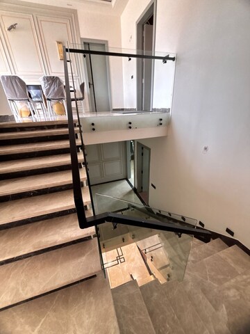 Staircase in 3.5 BHK Villa at Gomti Nagar – for Sale