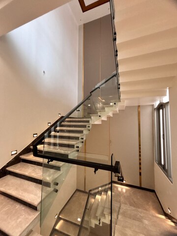 Staircase in 3.5 BHK Villa at Gomti Nagar – for Sale