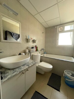 Bathroom in 4 BHK Penthouse at Bhartiya Nikoo Homes Phase 2, Thanisandra Main Road – for Sale