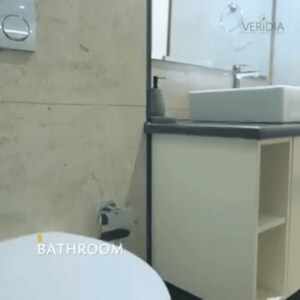 Bathroom in 4 BHK Apartment at Uchdpl Veridia Oakwood Enclave, Wave City – for Sale