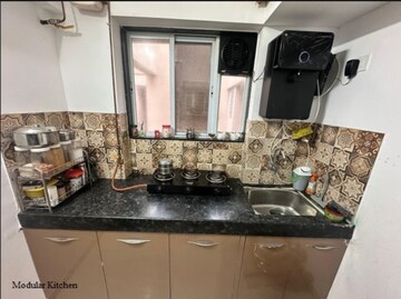 Kitchen in 1 BHK Apartment at Satyam Shivam Apartment, Sainath Nagar – for Rent