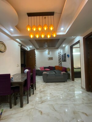 Living Room in 3 BHK Apartment at Chattarpur – for Rent