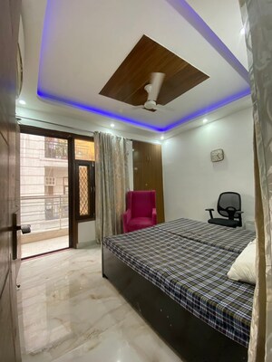 Bedroom in 3 BHK Apartment at Chattarpur – for Rent