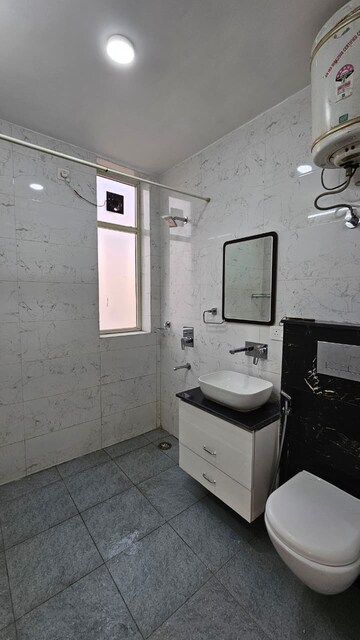 Bathroom in 3 BHK Apartment at Sector 45 – for Rent