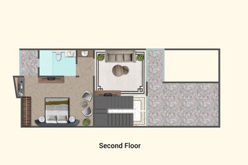 Floor Plan in 4 BHK Villa at Bhagwanpur – for Sale