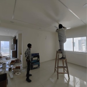 Staircase in 2 BHK Apartment at Rajapushpa Provincia, Narsingi – for Rent