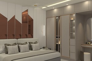 Bedroom in 4 BHK Villa at Bhagwanpur – for Sale