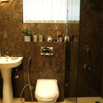 Bathroom in 5 BHK Apartment at Motia'z Harmony Greens, Kishanpura – for Sale