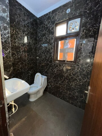 Bathroom in 1 BHK Builder Floor at Freedom Fighters Enclave – for Rent