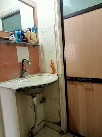 Bathroom in 1 BHK Apartment at Balaji Residency Pimple Gurav, Pimple Gurav – for Rent