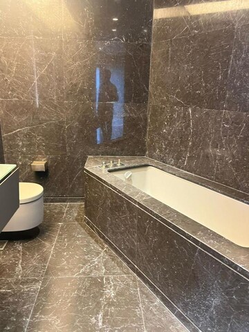 Balcony in 4 BHK Apartment at Lodha The World Towers World One Tier 3 Trinity, Worli – for Rent