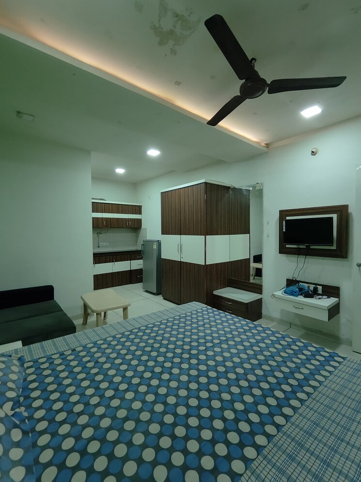Bedroom, satguru-heights 1 Bedroom 492 Sq.Ft. Apartment In Gulmohar Colony Indore 9657557