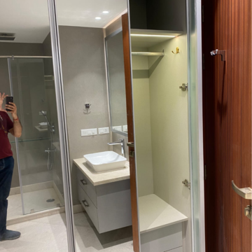 Bathroom in 3 BHK Builder Floor at Uday Park – for Sale