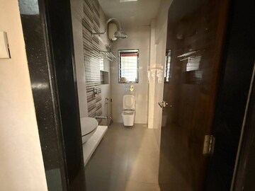 Bathroom in 3 BHK Apartment at Riddhi Garden, Malad East – for Rent