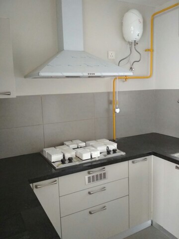 Kitchen in 3 BHK Apartment at Ramprastha City The Atrium, Sector 37d – for Rent