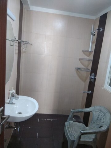Bathroom in 3 BHK Apartment at Ramprastha City The Atrium, Sector 37d – for Rent
