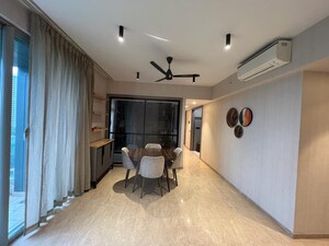 Living Room in 3 BHK Apartment at One Hiranandani Park, Ghodbunder Road – for Rent