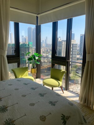 Bedroom in 4 BHK Apartment at Lodha World One, Worli – for Rent