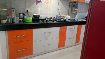 Kitchen in 3 BHK Apartment at Ramprastha City The View, Sector 37d – for Rent