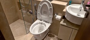 Bathroom in 2 BHK Apartment at Hiranandani Highland, Powai – for Rent