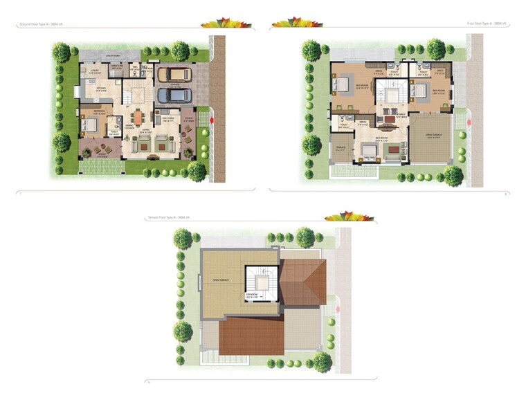Master Plan, prestige-glenwood 4 Bedroom 3662 Sq.Ft. Villa In Budigere Bangalore 9658523