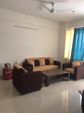 Living Room in 2 BHK Apartment at Ramprastha City The Edge Towers, Sector 37d – for Rent
