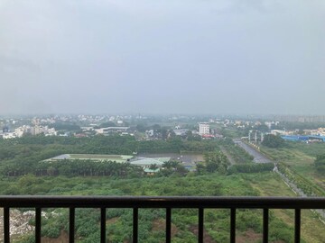 Balcony in 2.5 BHK Apartment at Magarpatta Riverview City, Loni Kalbhor – for Rent