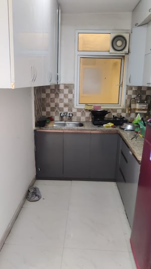 Kitchen in 3 BHK Apartment at Trident Embassy, Sector 1 Greater Noida – for Rent