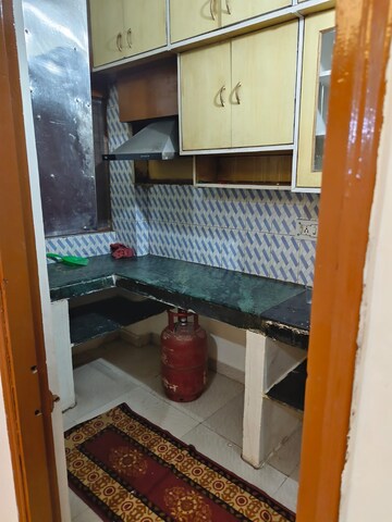 Kitchen in 1 BHK Builder Floor at Mehrauli – for Rent