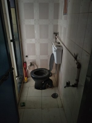Bathroom in 1 RK Apartment at Old Mhada Complex, Malad West – for Rent