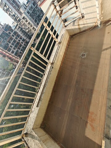 Balcony in 3 BHK Apartment at Rattan Icon, Seawoods Sector 50 – for Rent