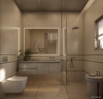 Kitchen in 2 BHK Apartment at Sobha Inizio, Parel – for Sale