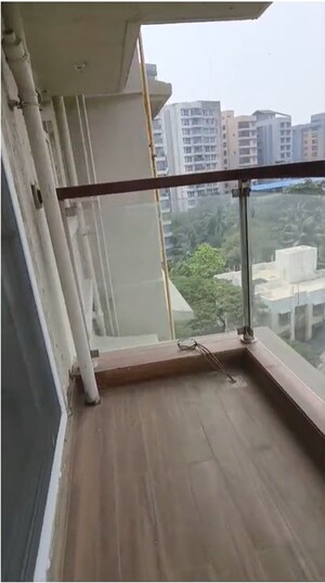Balcony in 3 BHK Apartment at Vaibhavlaxmi Queens Glory, Chembur – for Rent