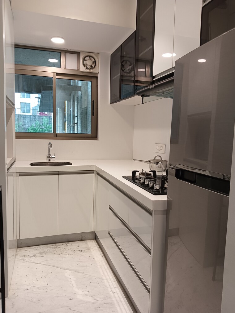 Kitchen, chandak-cornerstone 2 Bedroom 584 Sq.Ft. Apartment In Worli Mumbai 9659140