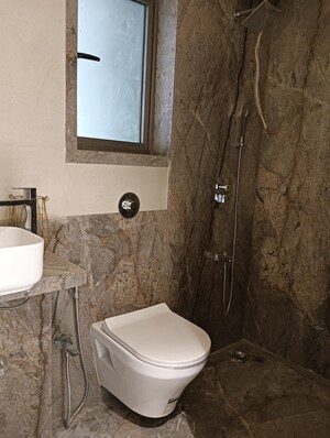Bathroom in 2 BHK Apartment at Chandak Cornerstone, Worli – for Sale