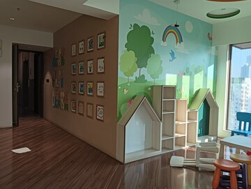 Staircase in 2 BHK Apartment at Chandak Cornerstone, Worli – for Sale