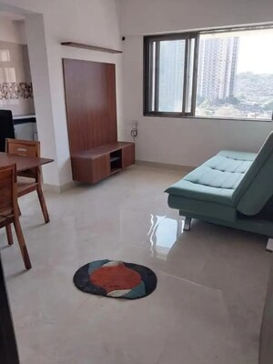 Living Room in 1 BHK Builder Floor at Kandivali East – for Rent