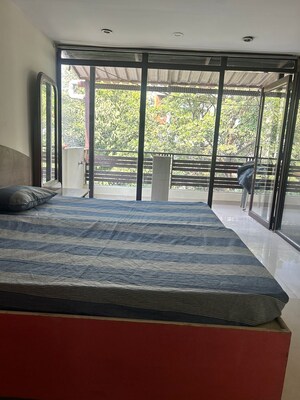 Bedroom in 4 BHK Builder Floor at Ansal Sushant Apartments, Sushant Lok I – for Rent