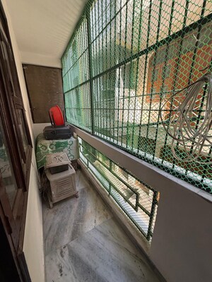 Balcony in 3 BHK Builder Floor at Saket – for Rent
