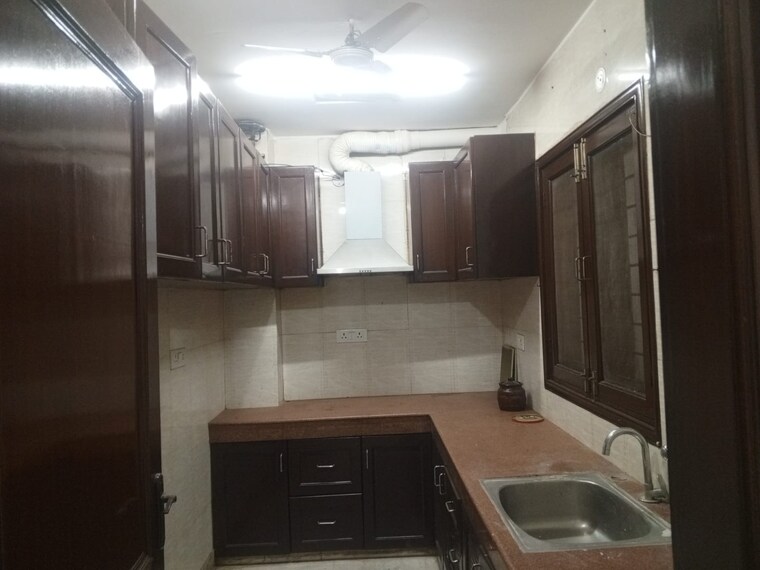 Kitchen, ansal-sushant-apartments 3 Bedroom 1900 Sq.Ft. Builder Floor In Sushant Lok I Gurgaon 9659538