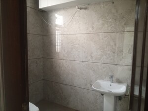 Bathroom in 3 BHK Builder Floor at Ansal Sushant Apartments, Sushant Lok I – for Rent