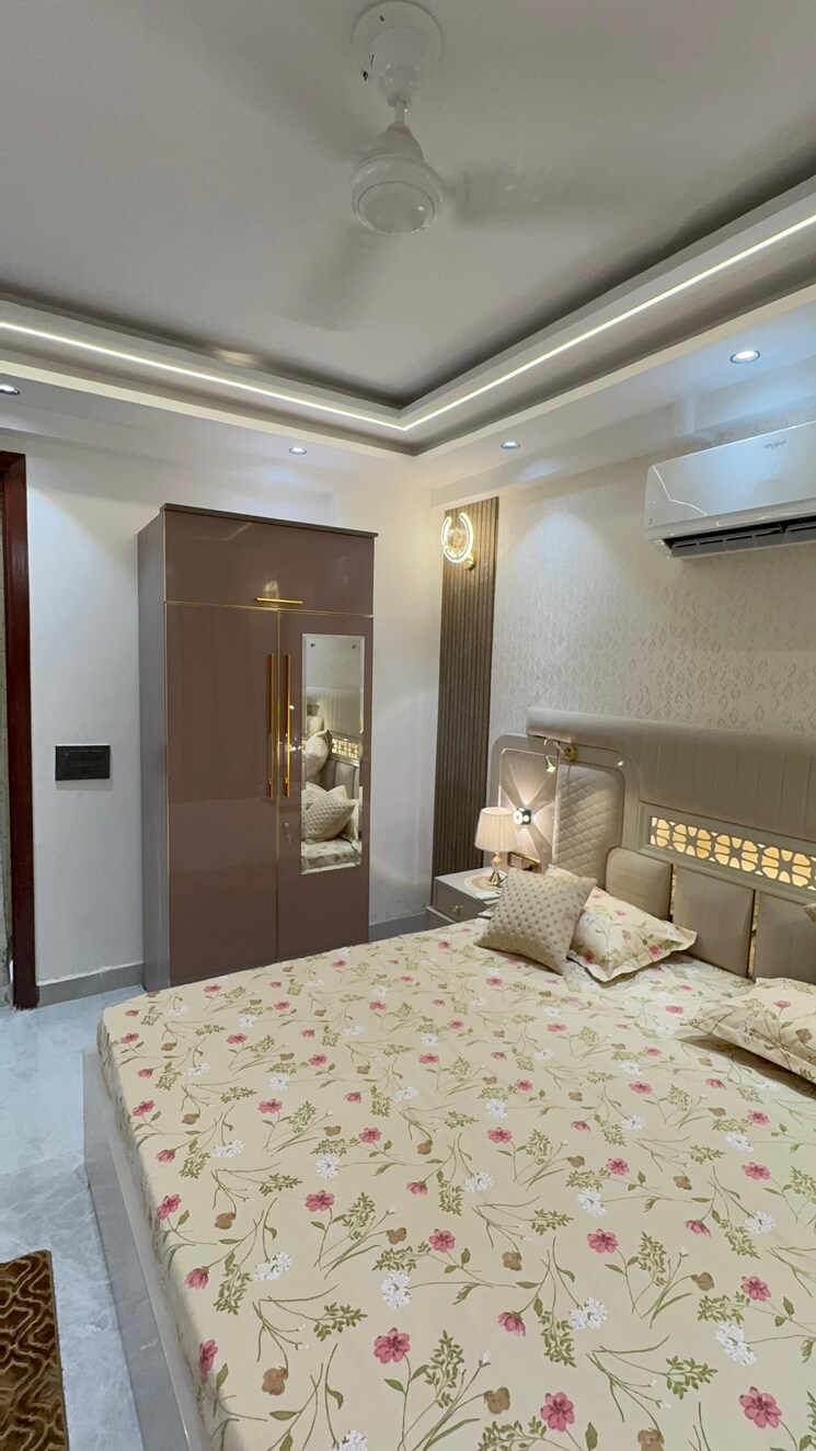 Bedroom, palm-residency-chhatarpur 2 Bedroom 1000 Sq.Ft. Builder Floor In Chattarpur Delhi 9659559