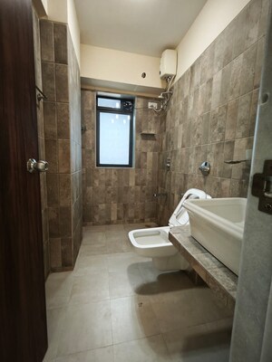 Bathroom in 3 BHK Apartment at BDL Hresa, Chembur – for Rent