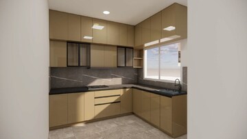 Kitchen in 3 BHK Apartment at Prestige Beverly Hills, Kokapet – for Rent